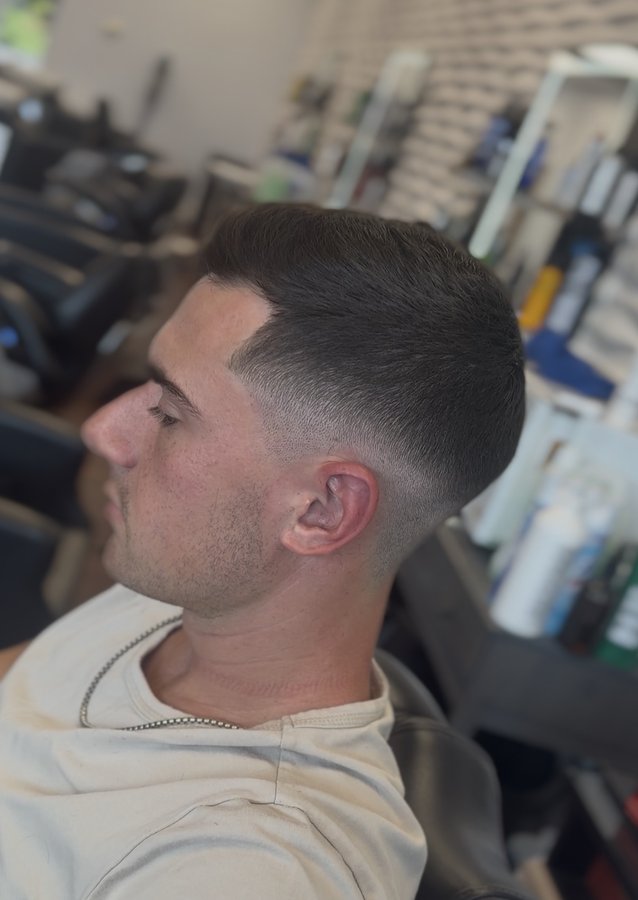 Low skin fade at Babylon Barbers, Cherry Hill NJ